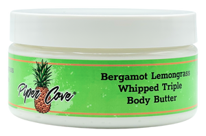 Bergamot Lemongrass Whipped Triple Body Butter | 8 oz