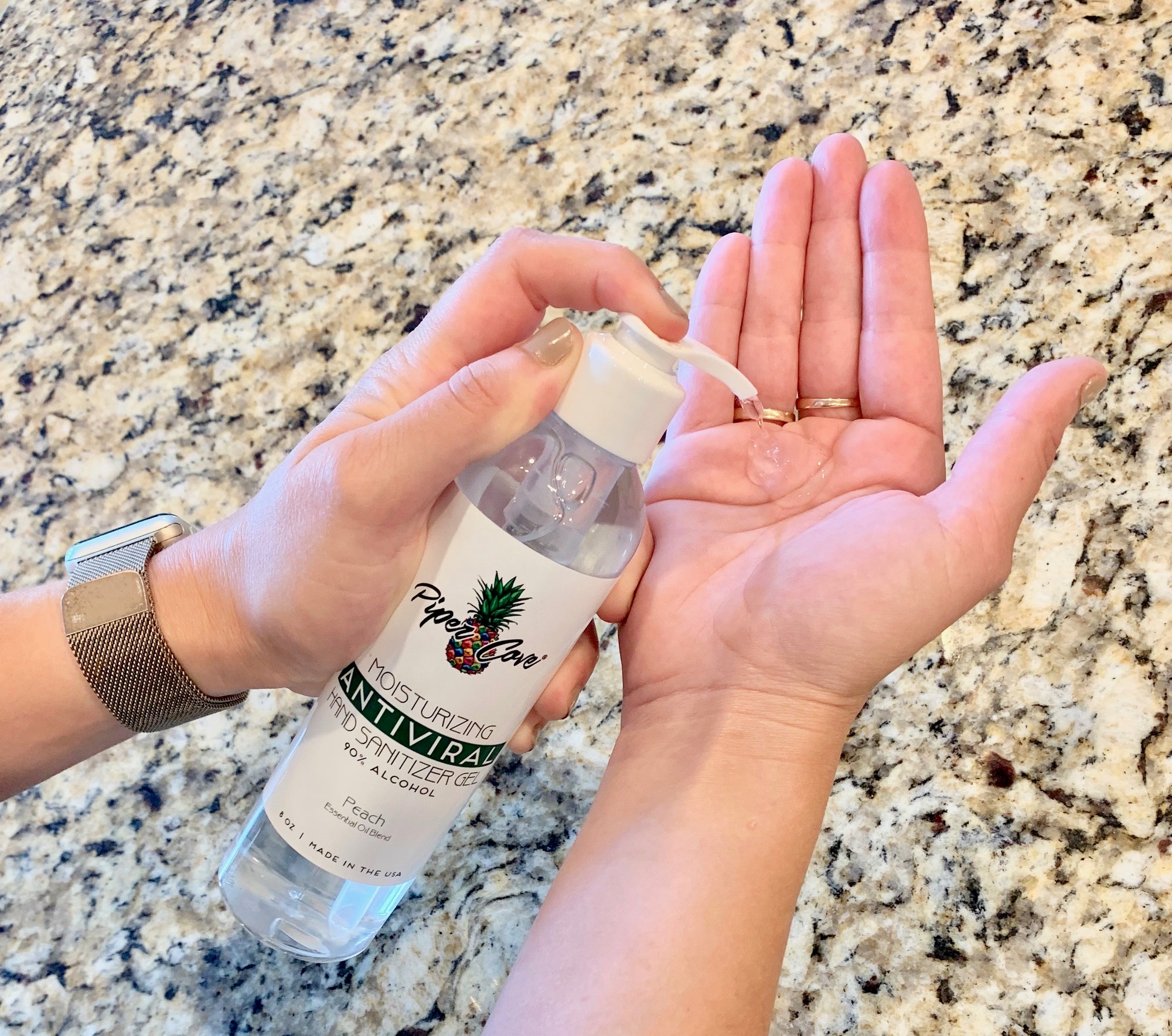 Moisturizing Hand Sanitizer Gel with Pump - 90% Alcohol | 8 oz